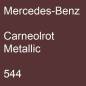 Preview: Mercedes-Benz, Carneolrot Metallic, 544.